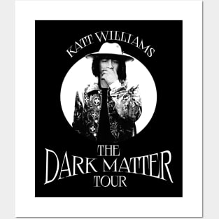 White Text the dark matter tour | Katt Williams Posters and Art